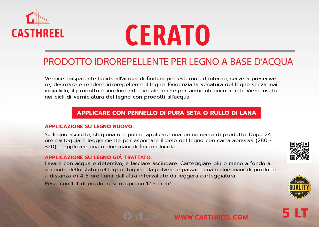 IMPREGNANTE PROTETTIVO PER LEGNO - TRASPARENTE