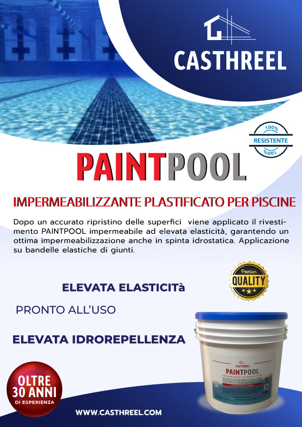 PAINT POOL - VERNICE IMPERMEABILIZZANTE PER PISCINE