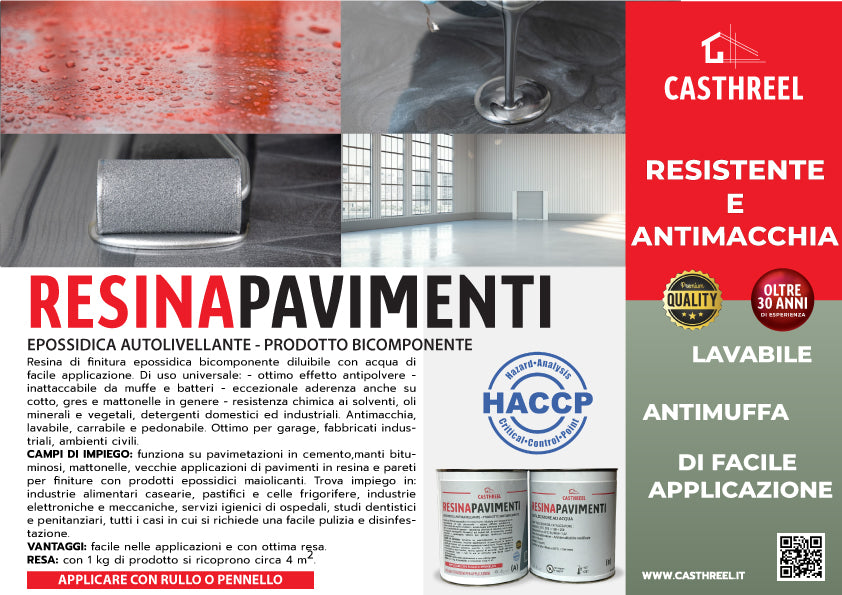 RESINA PER PAVIMENTI EPOSSIDICA BICOMPONENTE