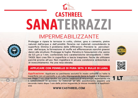 SANATERRAZZI-IMPERMEABILIZZANTE TRASPARENTE
