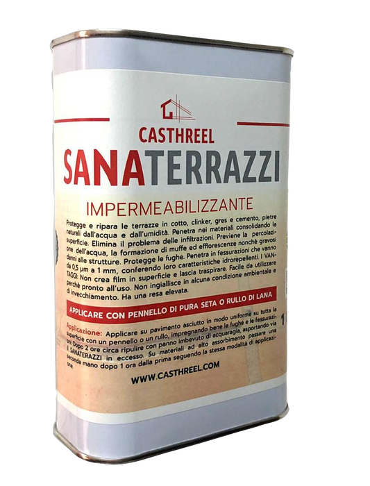 SANATERRAZZI-IMPERMEABILIZZANTE TRASPARENTE