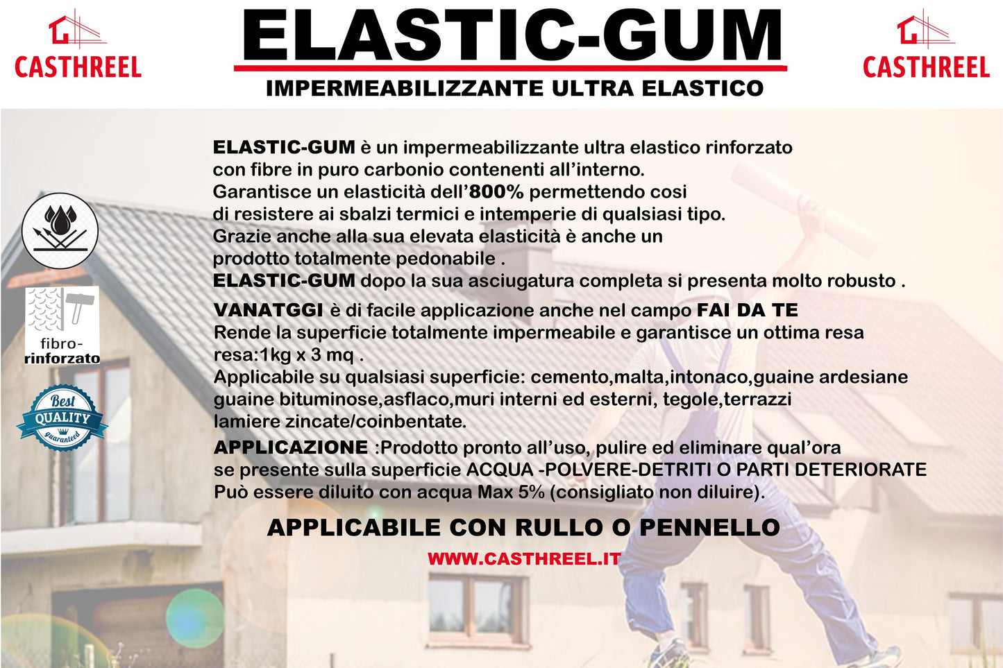 ELASTIC-GUM IMPERMEABILLIZZANTE ULTRA ELASTICO-TOP DI GAMMA